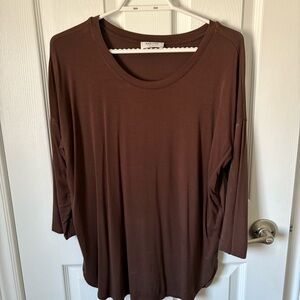 Babaton - Norris Long Sleeve Top in Brown